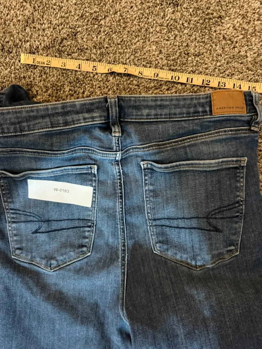 American Eagle Super Hi-Rise Jegging Medium Wash Denim Jeans 16 Short